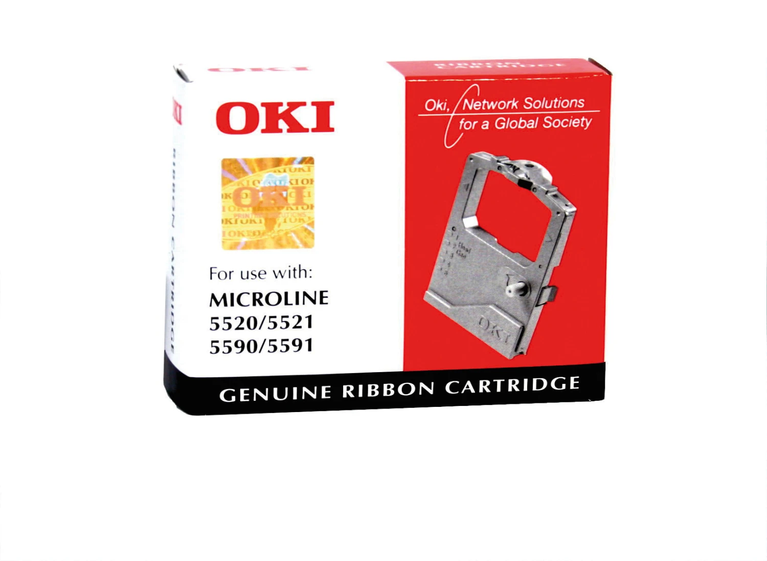 OKI Farbband Nylon schwarz