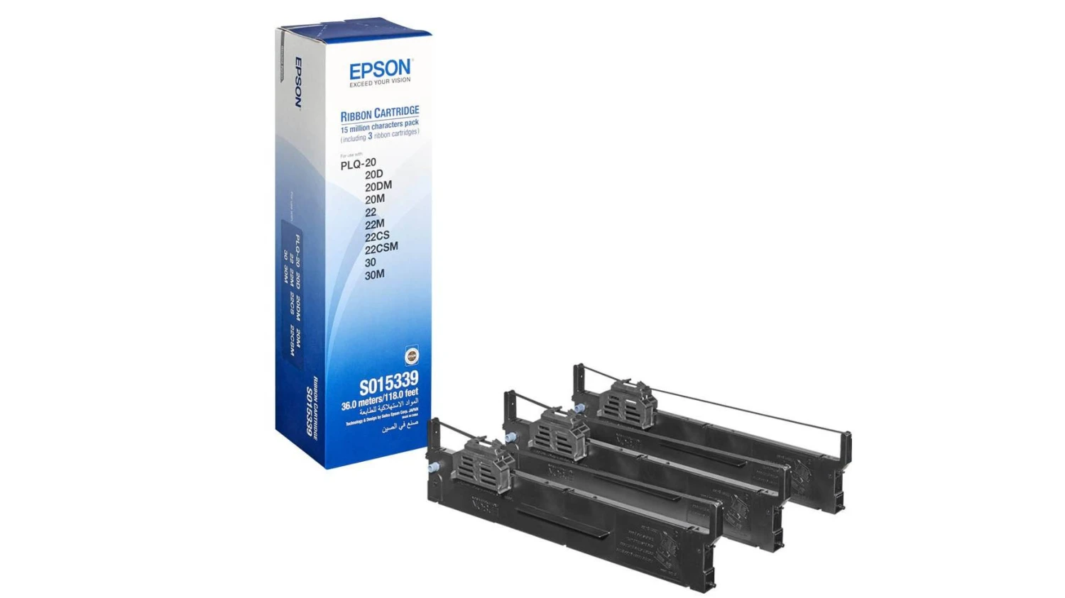 EPSON Farbband Nylon schwarz