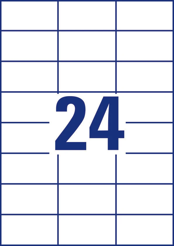 AVERY ZWECKFORM 3474 Étiquettes, 70 x 37 mm, 100 feuilles