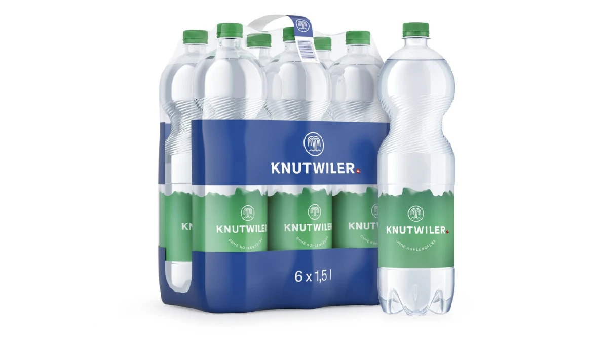 KNUTWILER Eau minérale non gazeuse 6 x 1.5 l