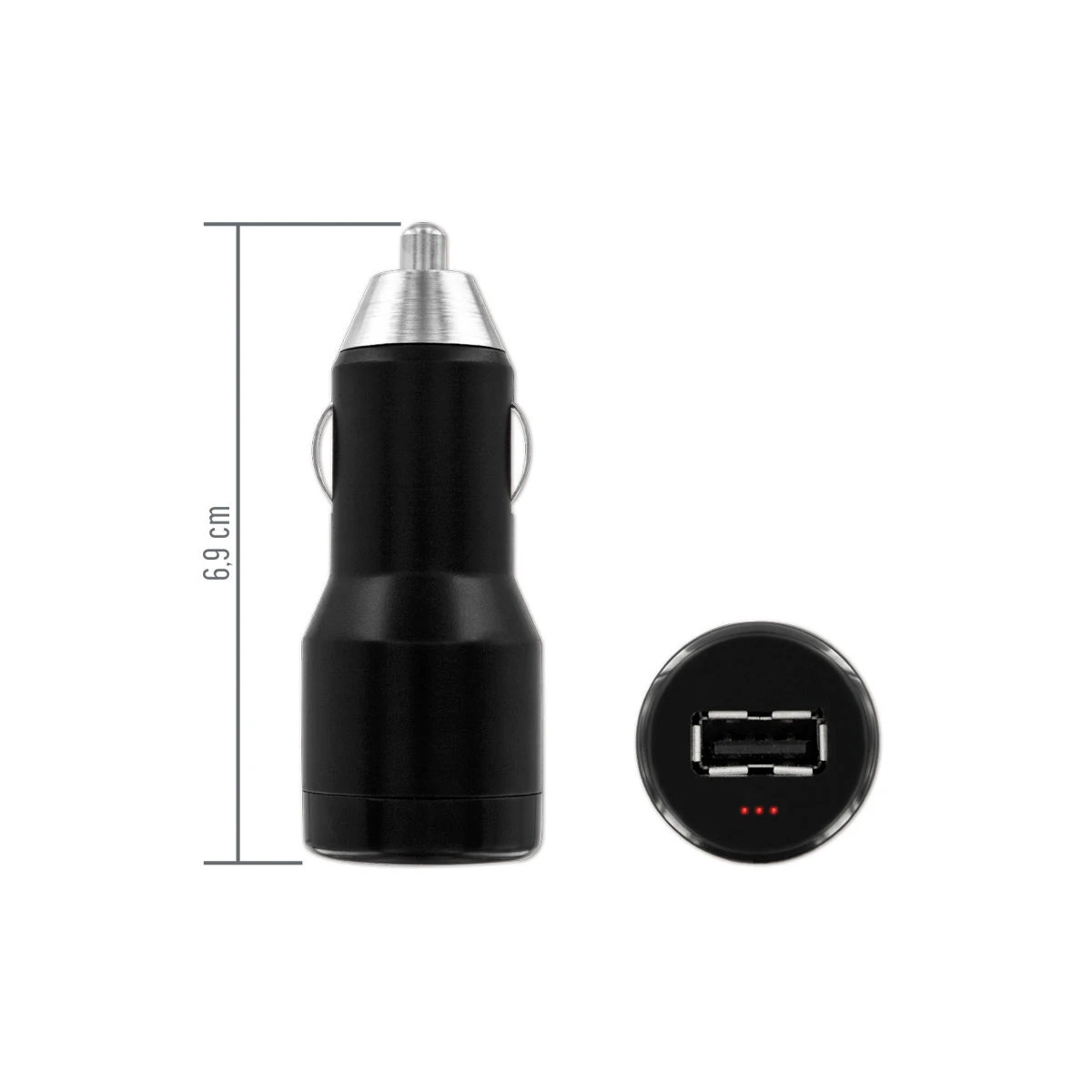 ARTWIZZ CarPlug mini Chargeur USB pour voiture (2.1 ampères)
