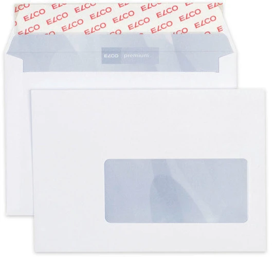 ELCO Enveloppes Premium C6, fenêtre à droite