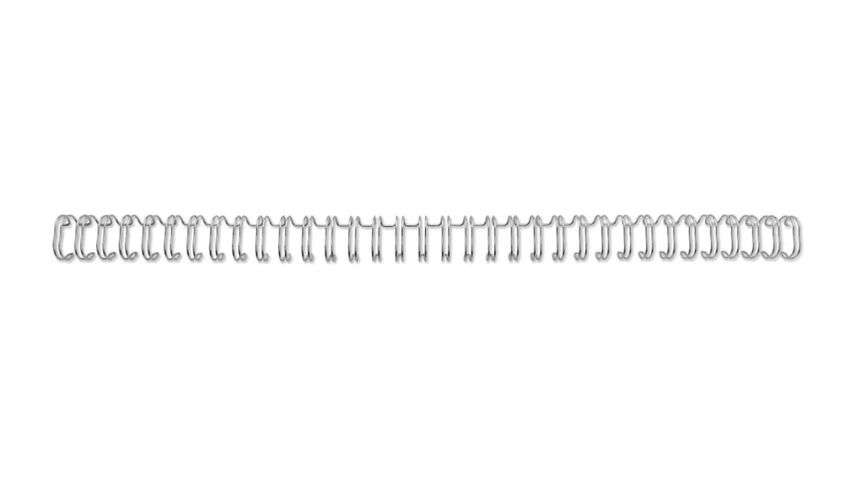 GBC Dos de reliure métallique 3:1, A4, 8mm, 100 pcs.