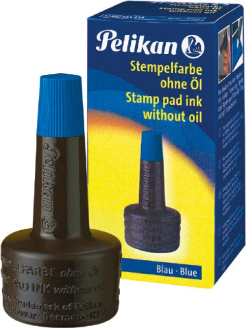Stempelfarbe o/Oel blau