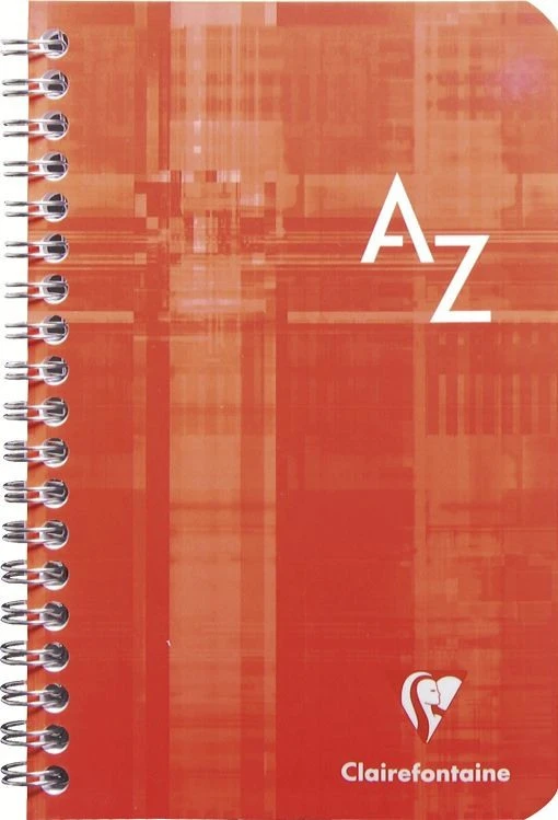 CLAIREFONTAINE Spiralheft mit Index 7.5 x 12 cm