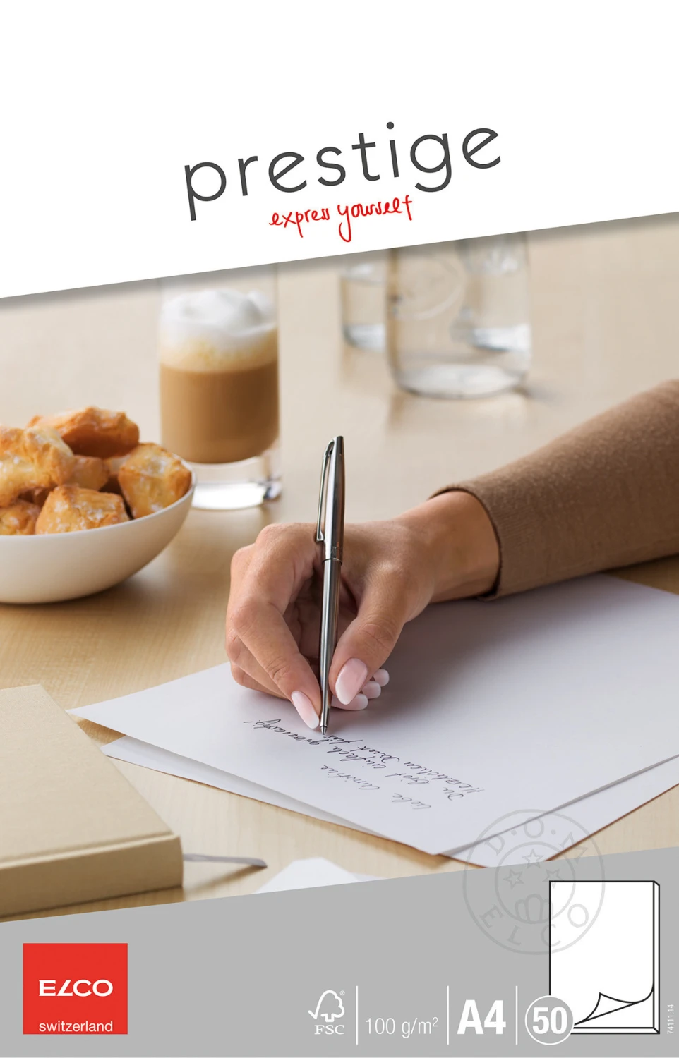 ELCO Bloc-notes Prestige A4 100 g/m2 - blanc