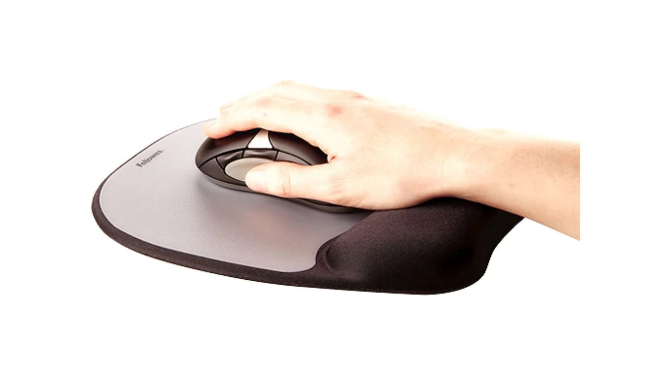 FELLOWES Tapis de souris Memory Foam +  repose-poignets