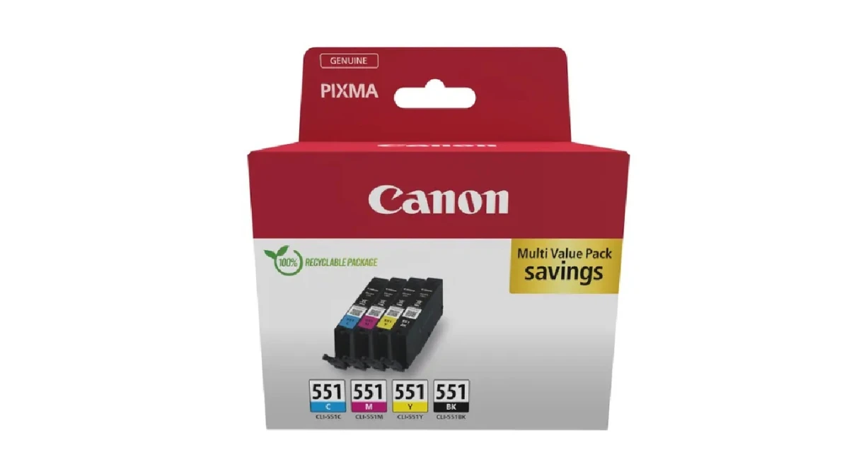 CANON Cartouche d'encre CLI-551 bk/c/m/y