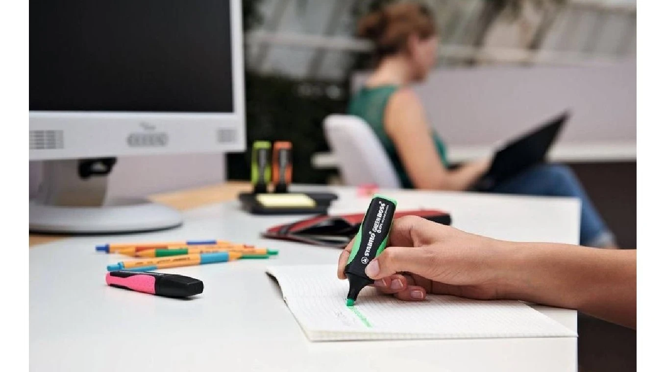 STABILO GREEN BOSS Textmarker 4er Set
