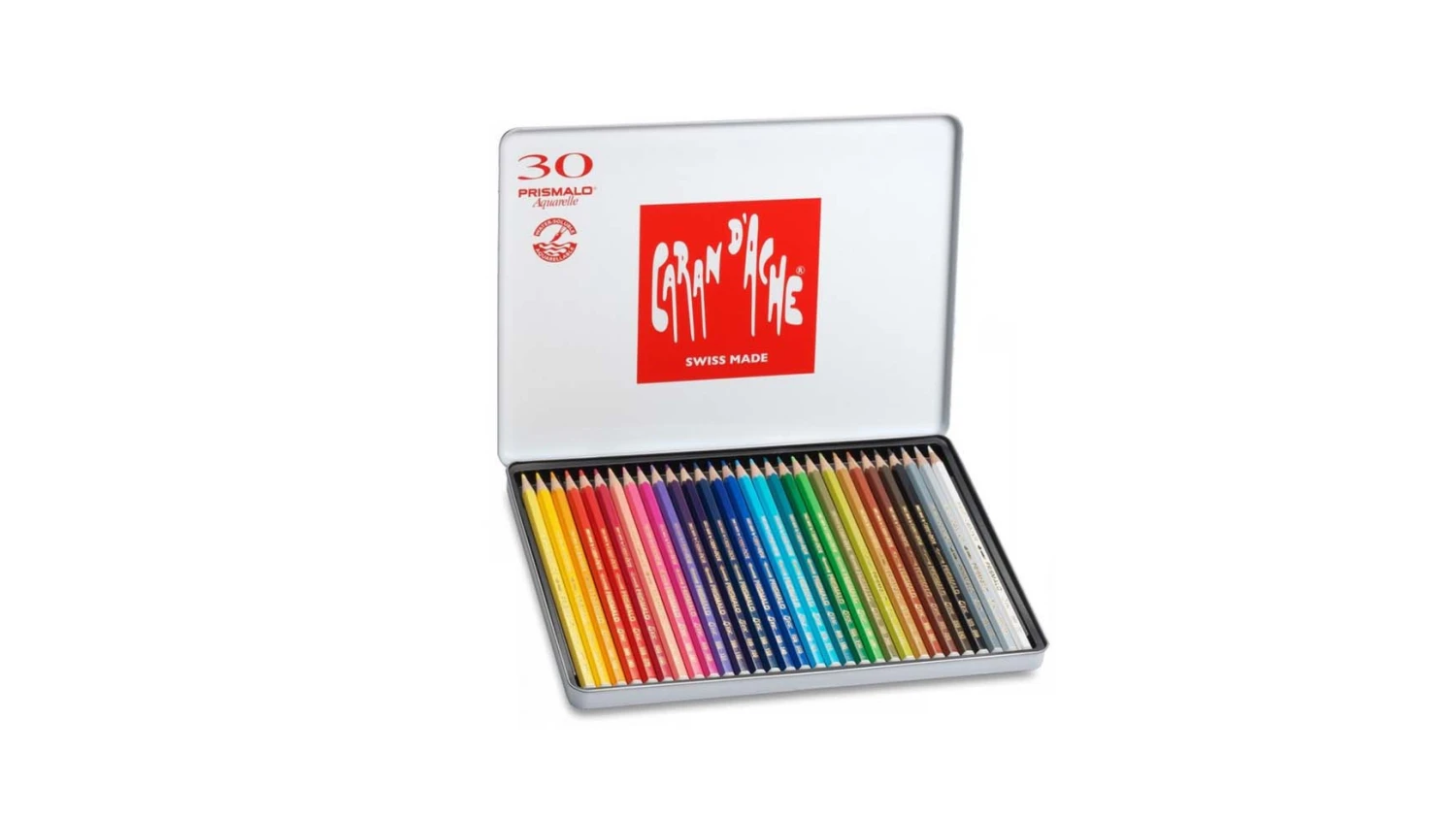 CARAN D'ACHE Crayon de couleur Prismalo 3mm, 30 pcs.