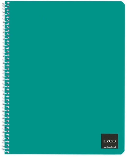 ELCO Cahiers à spirales A5+ avec 50 pages, 70g/m2