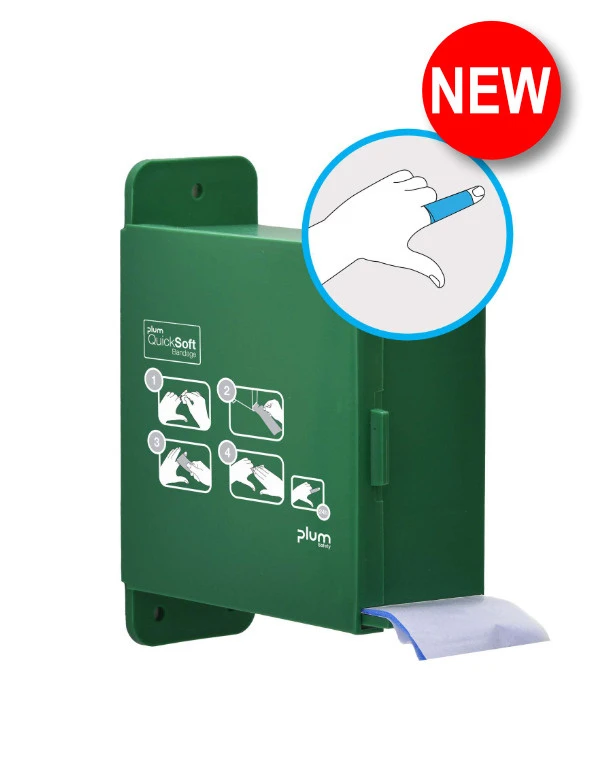 Plum QuickSoft distributeur incl. 1 recharge de bandage bleu