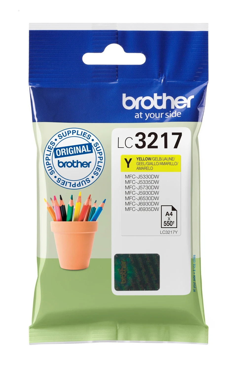 BROTHER LC3217Y Cartouche d'encre jaune