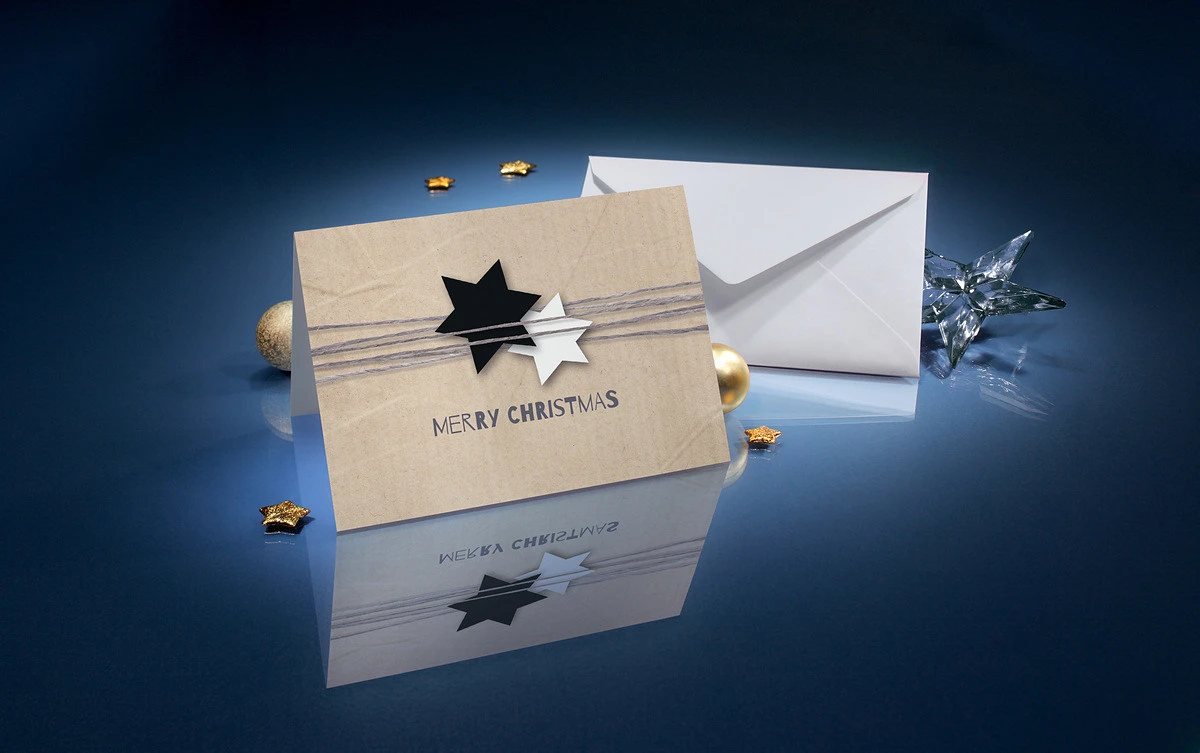 SIGEL Weihnachtskarten Christmas Wrapping 25 Stk.