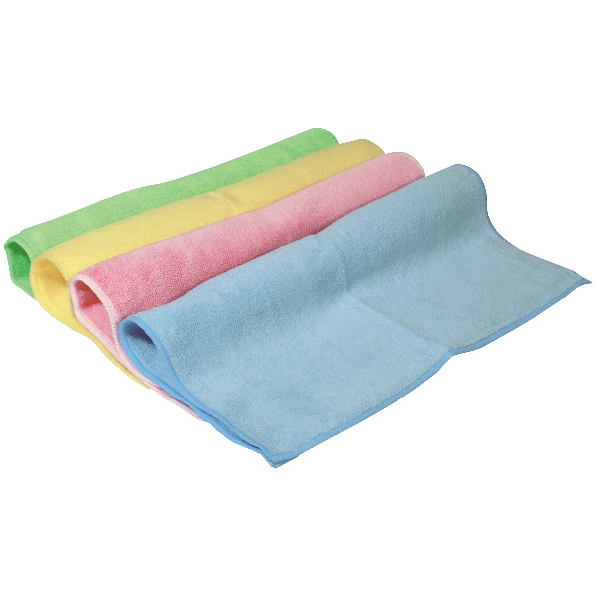 Chiffons en microfibres, rose, 40 x 40 cm, 320 g/m², paquet de 5 pièces
