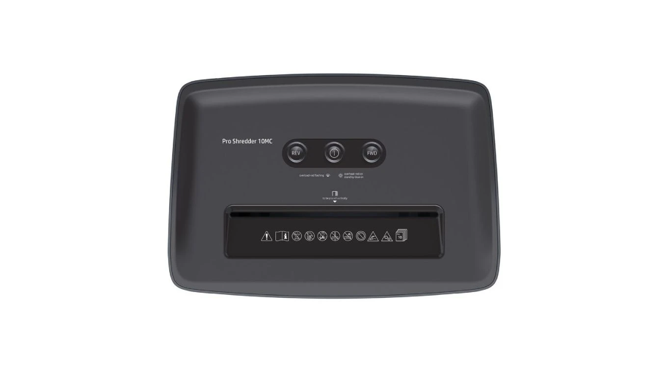 HP Pro Shredder 10 MC Aktenvernichter Mikropartikelschnitt