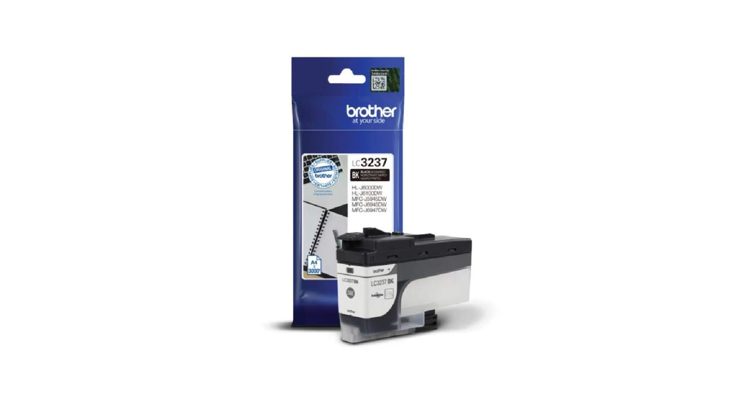BROTHER Tintenpatrone LC-3237BK schwarz