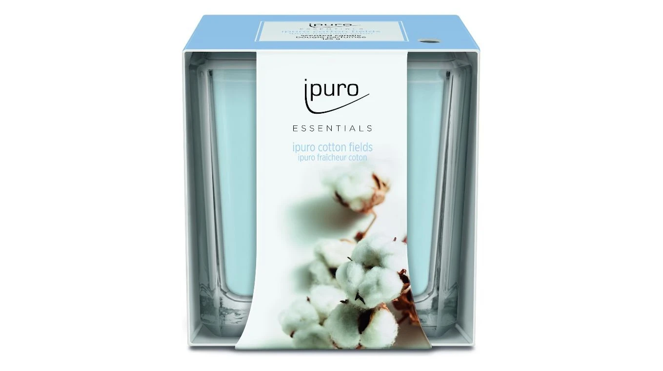 IPURO Bougie parfumée Essentials Cotton Fields