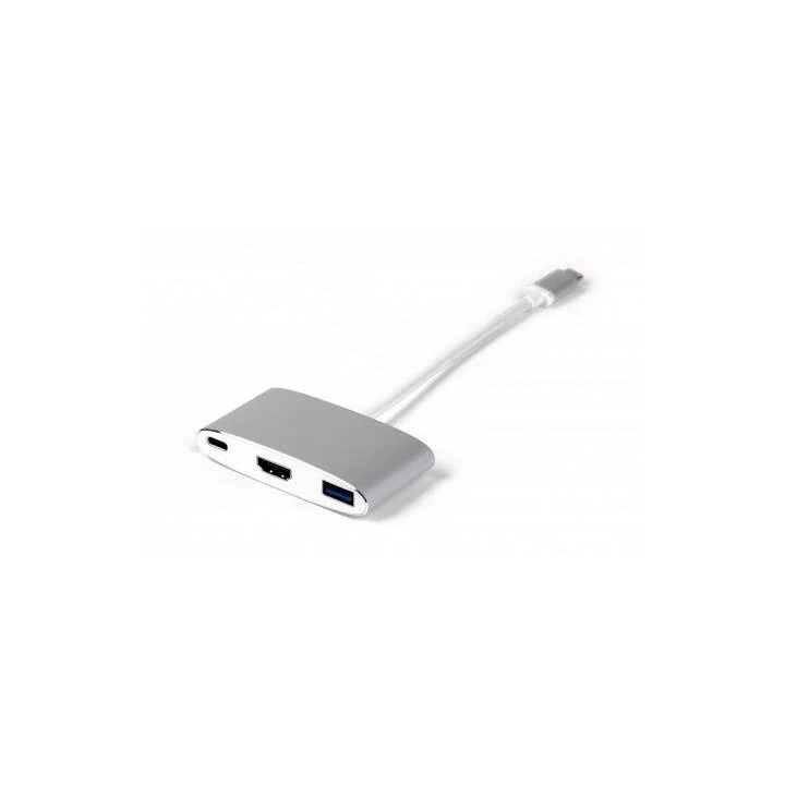 LMP USB-C 3in1 Alu Multiport Adapter