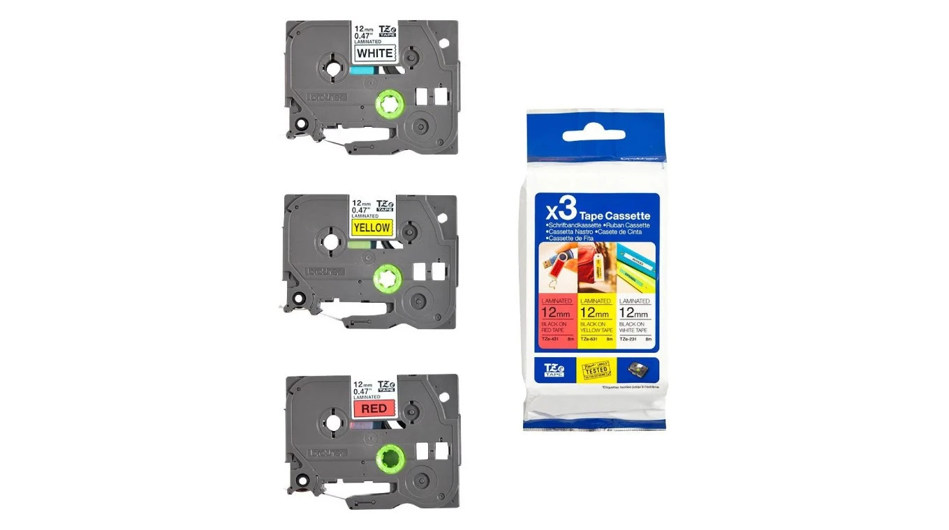 BROTHER P-TOUCH TZe-31M3 Multipack