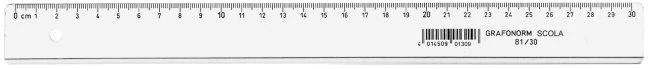 DUX Règle SCOLA 30cm