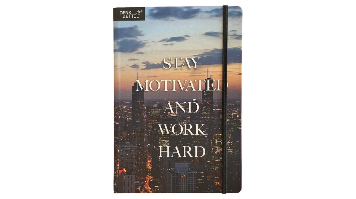 DENKZETTEL® Carnet de notes Art - A5 - Stay motivated