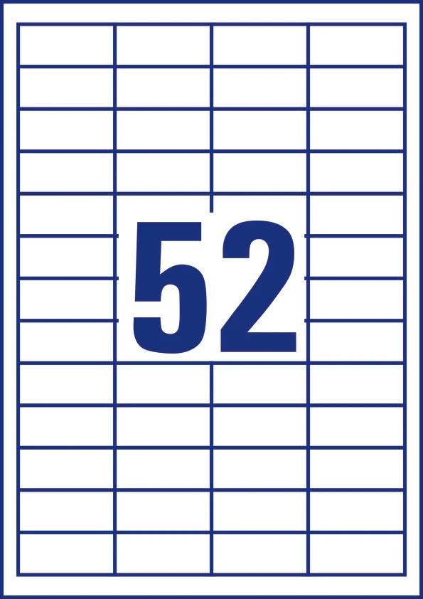 AVERY ZWECKFORM 3650 Etiketten, 48 x 21 mm, 100 Blatt