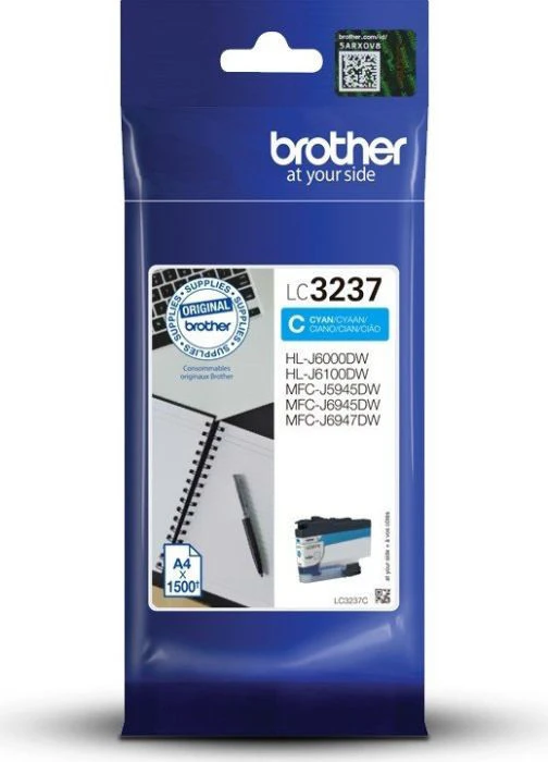 BROTHER Tintenpatrone LC-3237C cyan