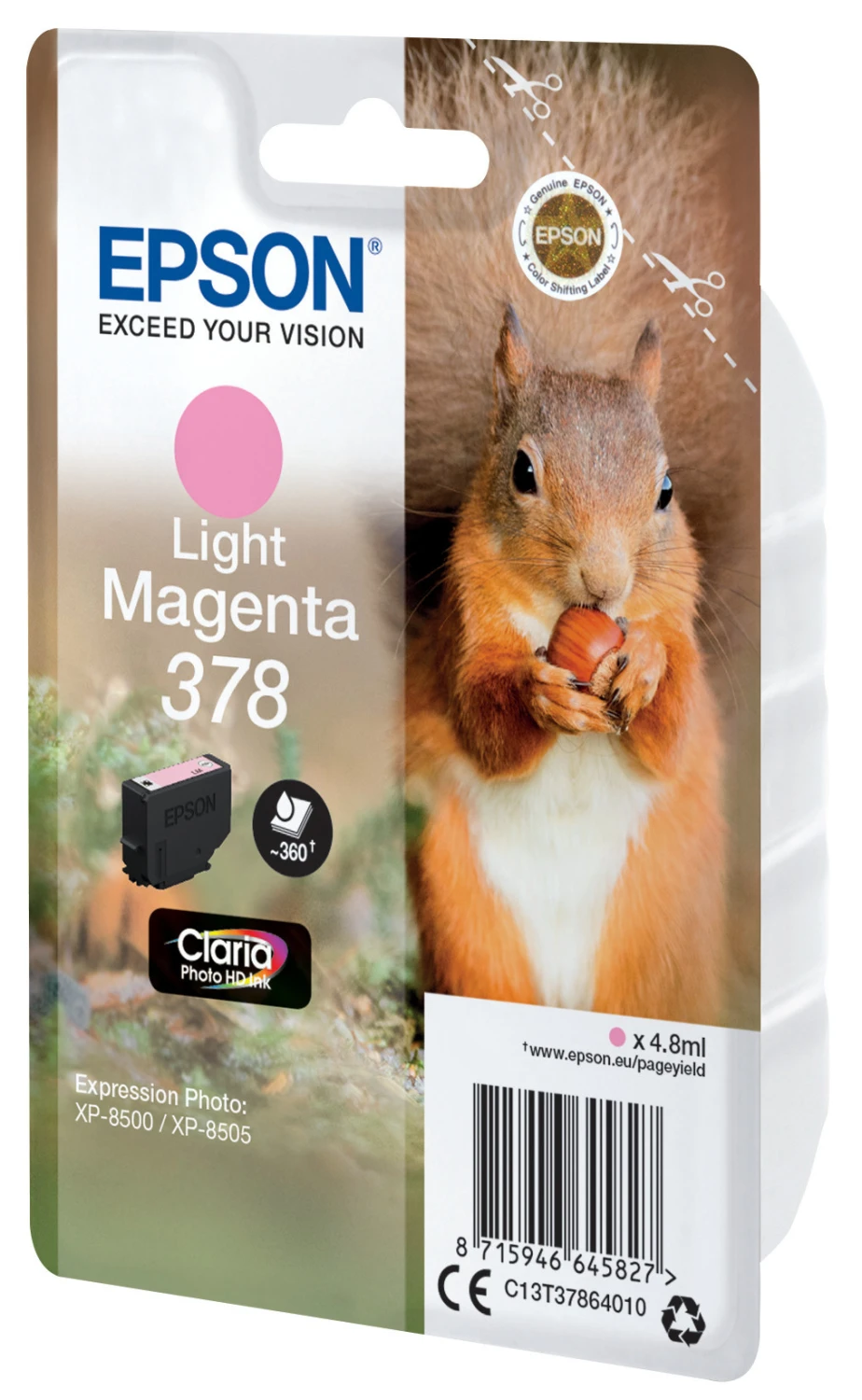 EPSON Tintenpatrone 378 li.magenta