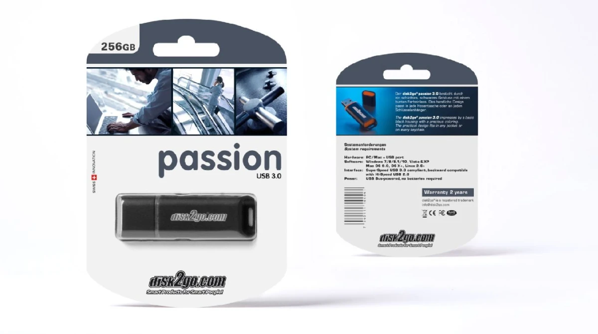 DISK2GO USB-Stick passion 3.0 256GB