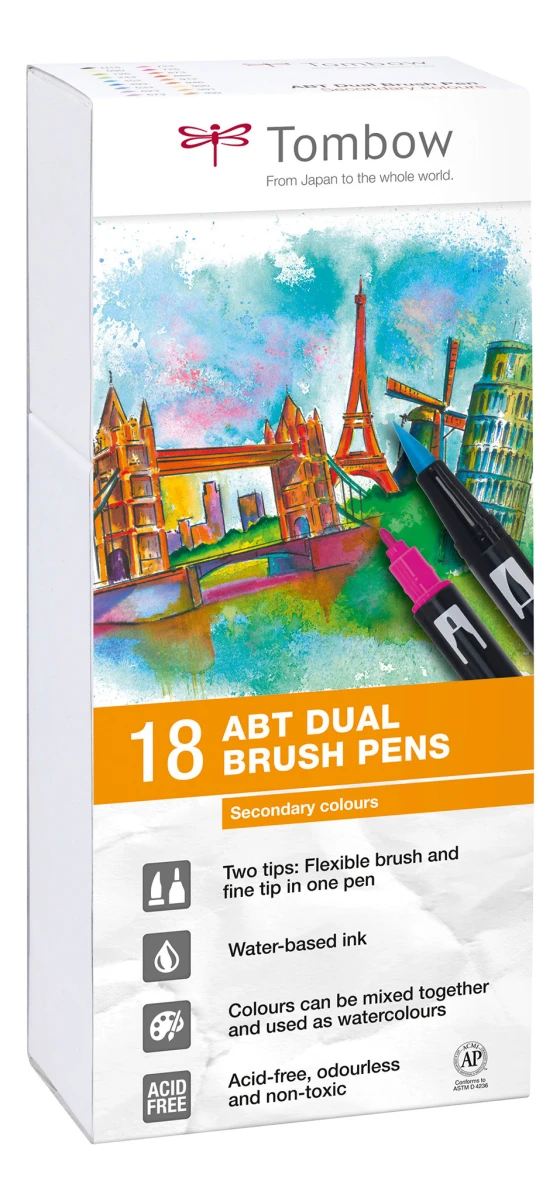 TOMBOW ABT-18P-2 Dual Brush Pen