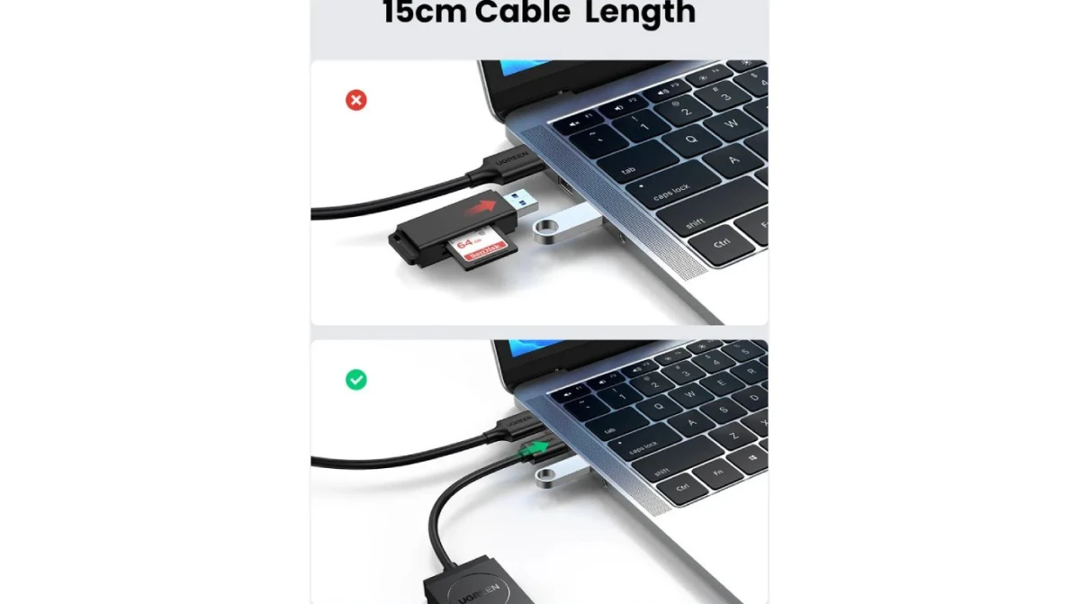 UGREEN 2 in 1 Kartenleser USB 3.2