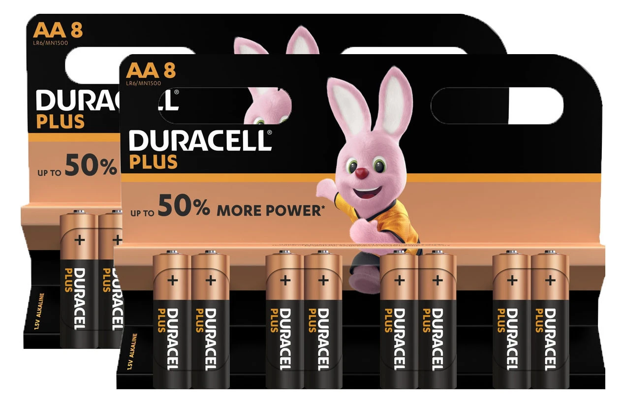 DURACELL Batterie PlusPower AA 8+8Stk