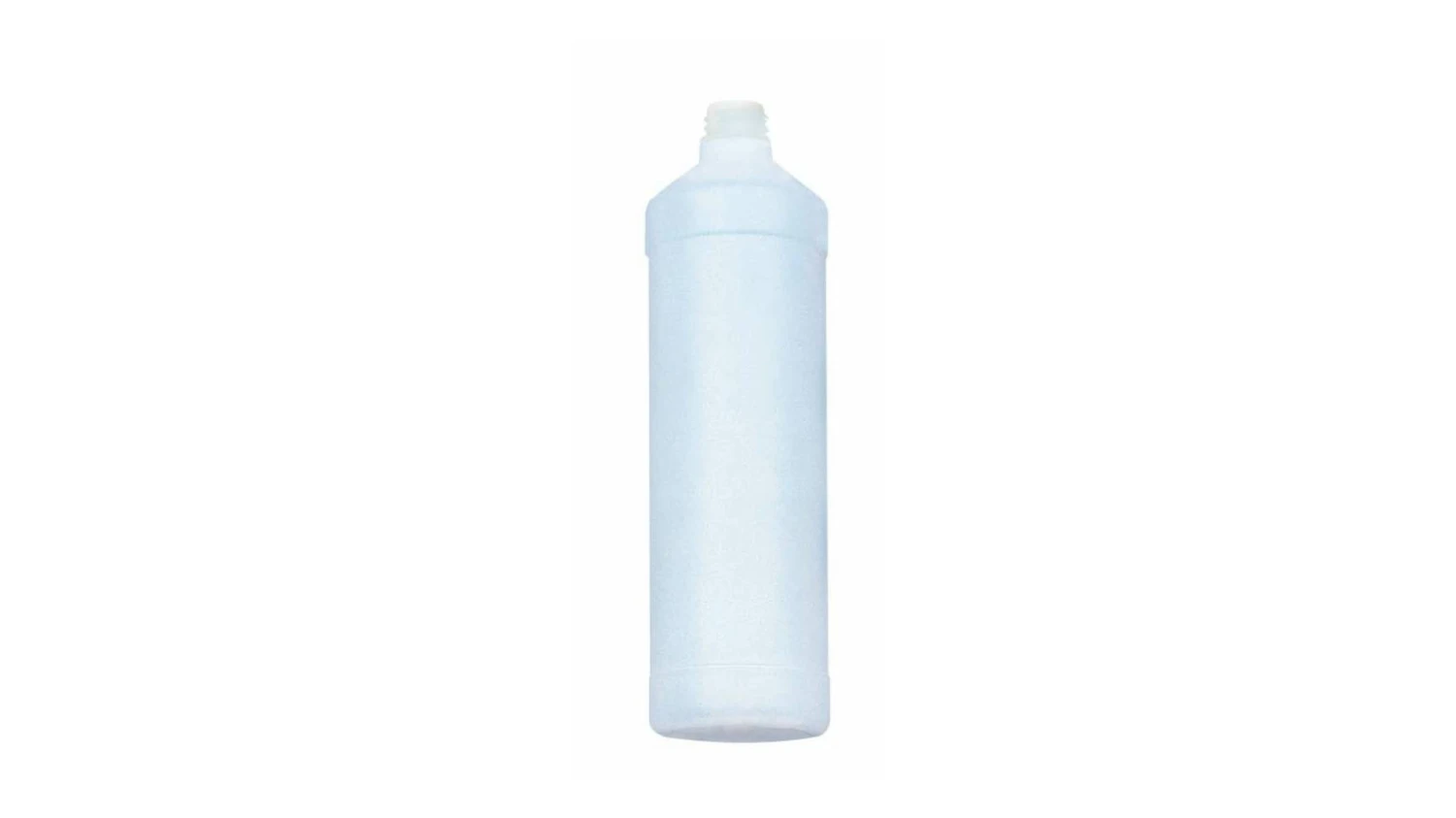 DREITURM Rundflasche leer mit blauem Deckel