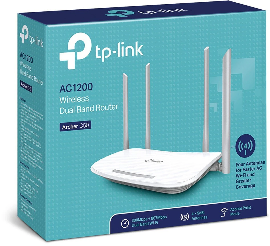 TP-LINK Archer C50 Routeur WLAN Dualband AC1200
