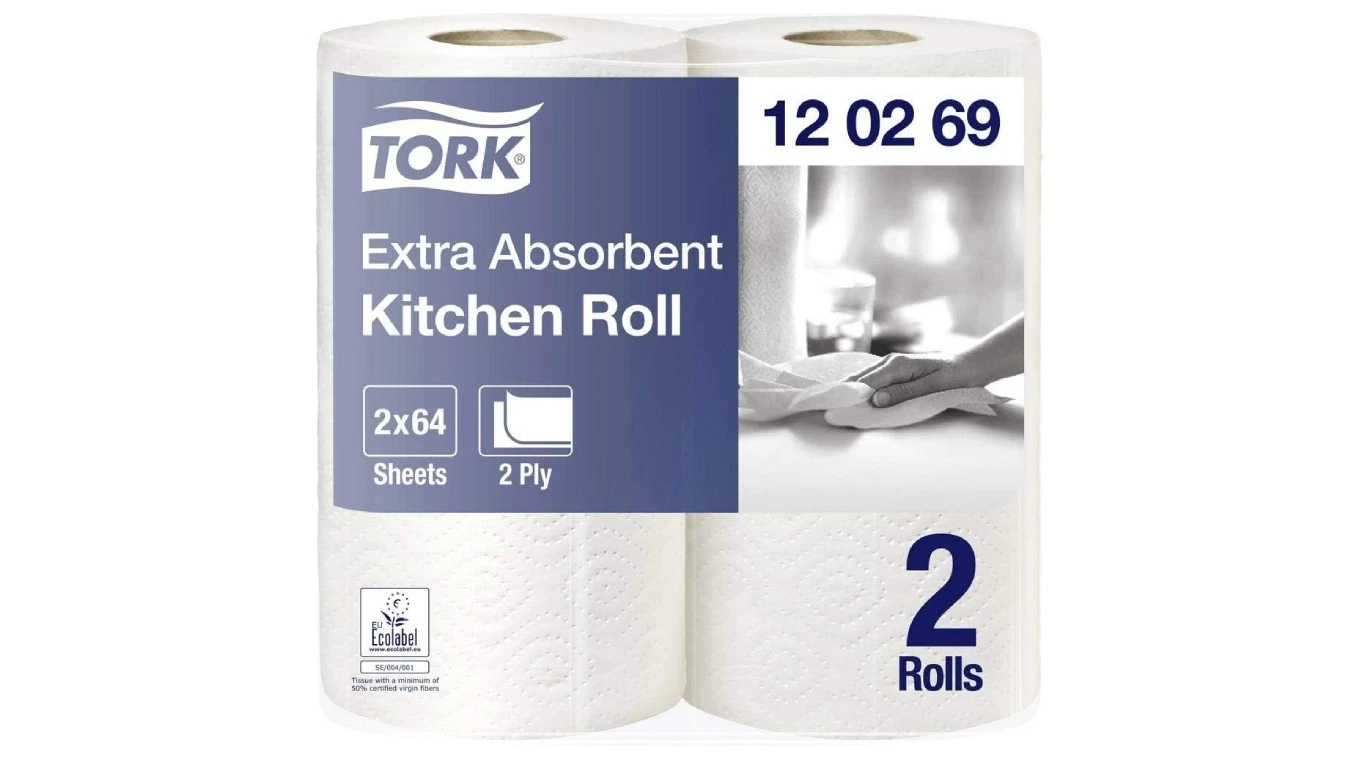 TORK Rouleaux papier ménage Premium 2 couches, 24 rouleaux