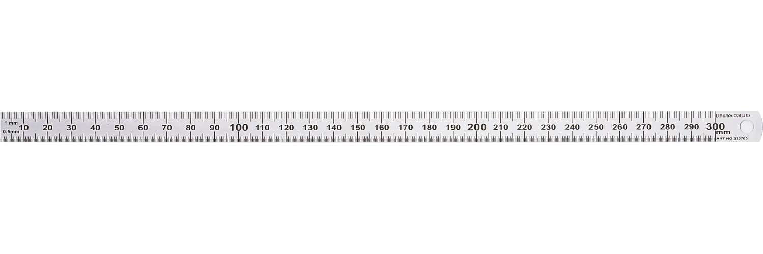 RUMOLD Stahllineal 30cm