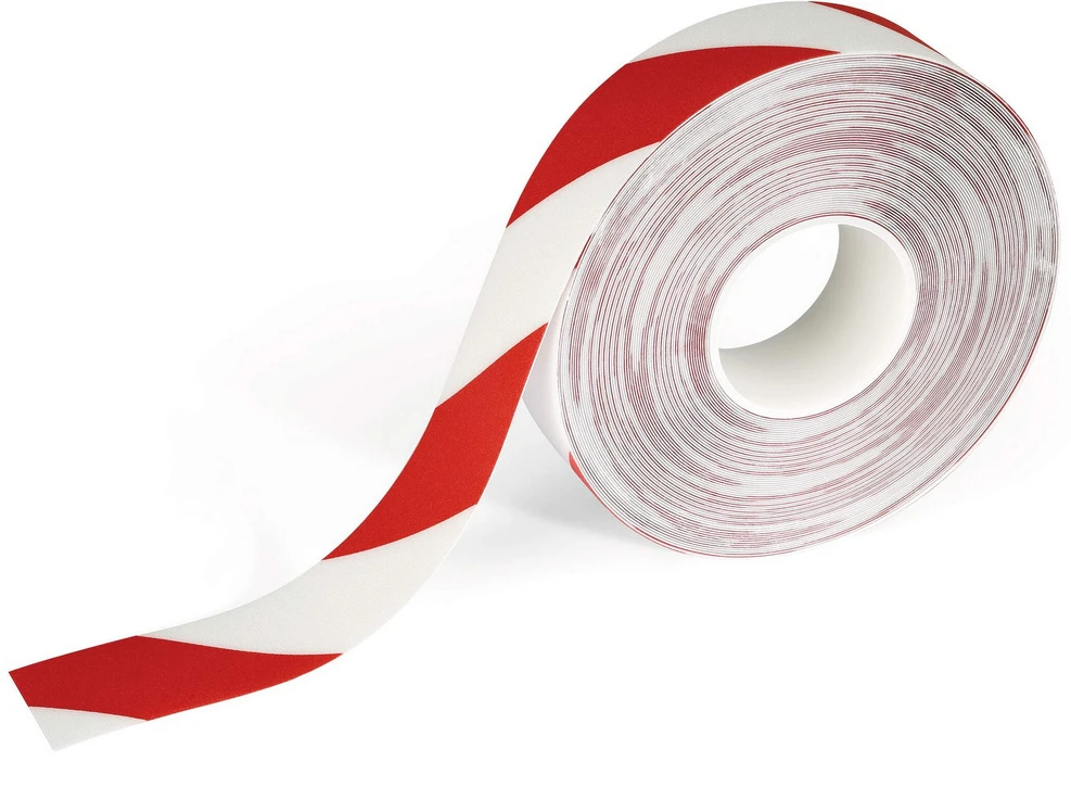 DURABLE Bodenmarkierungsband Duraline rot/weiss