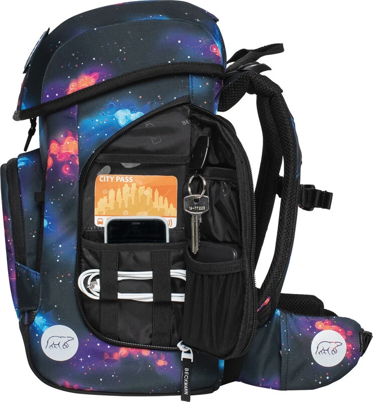BECKMANN Schulrucksack-Set Plus Air mit Wendetasche