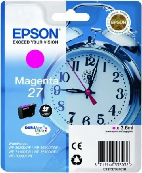 EPSON Tintenpatrone magenta T270340