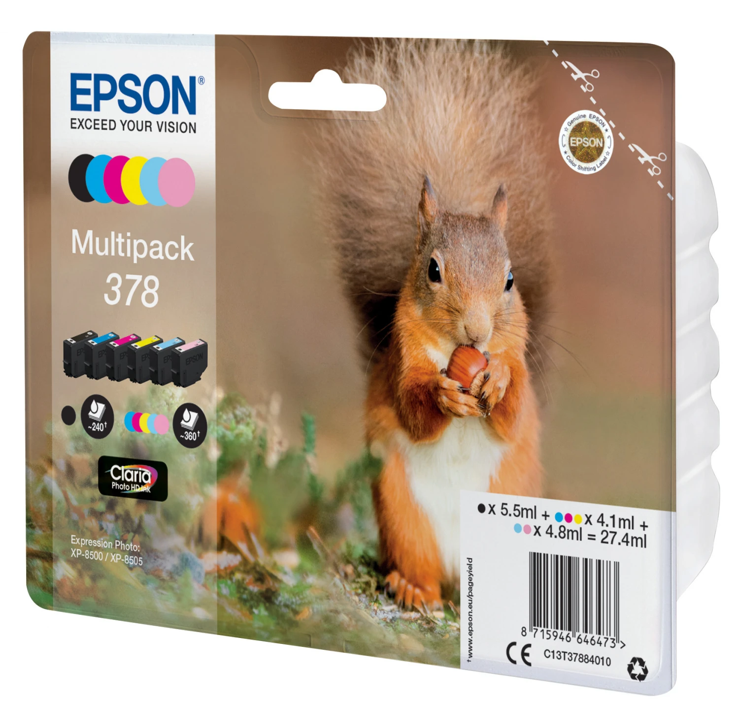 EPSON Multipack Tinte 378 6-color