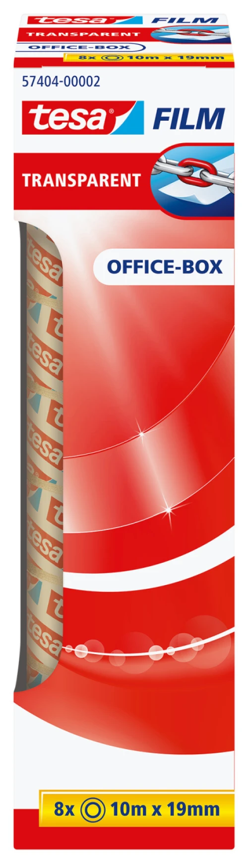 TESA Klebeband transp.Box 10mx19mm
