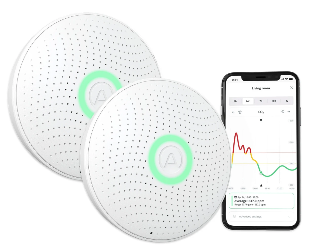 Airthings 2x Wave Plus