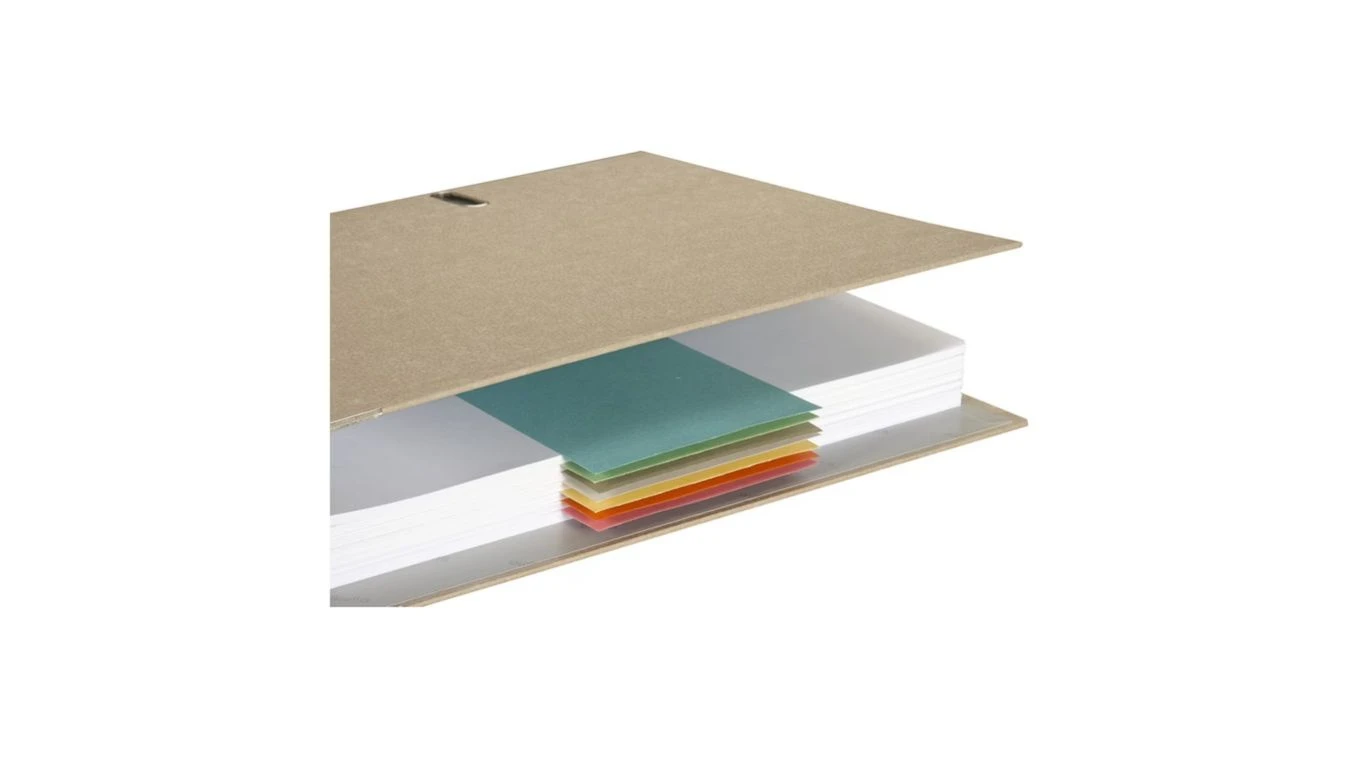 Intercalaire - en carton recyclé - rectangulaire - 235 x 105 mm