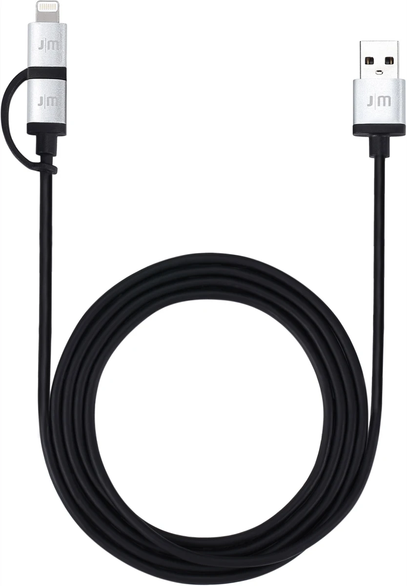 Just Mobile AluCable Duo Lightning & Micro-USB Kabel
