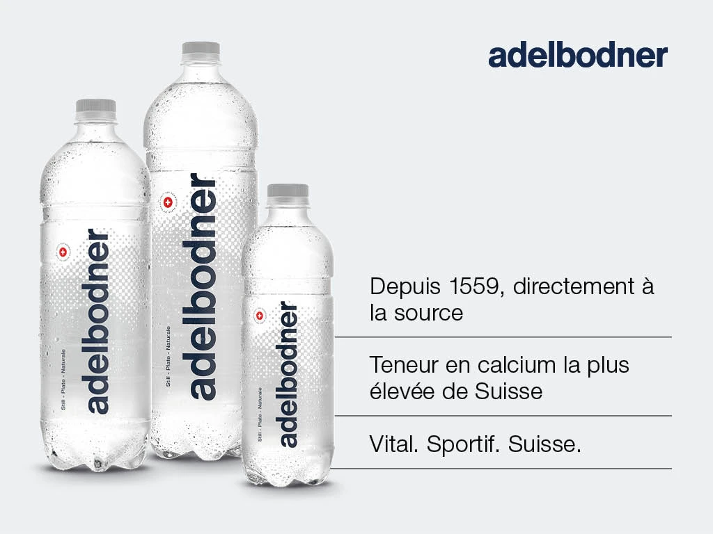 ADELBODNER Eau minérale naturelle 6 x 1.5 litres