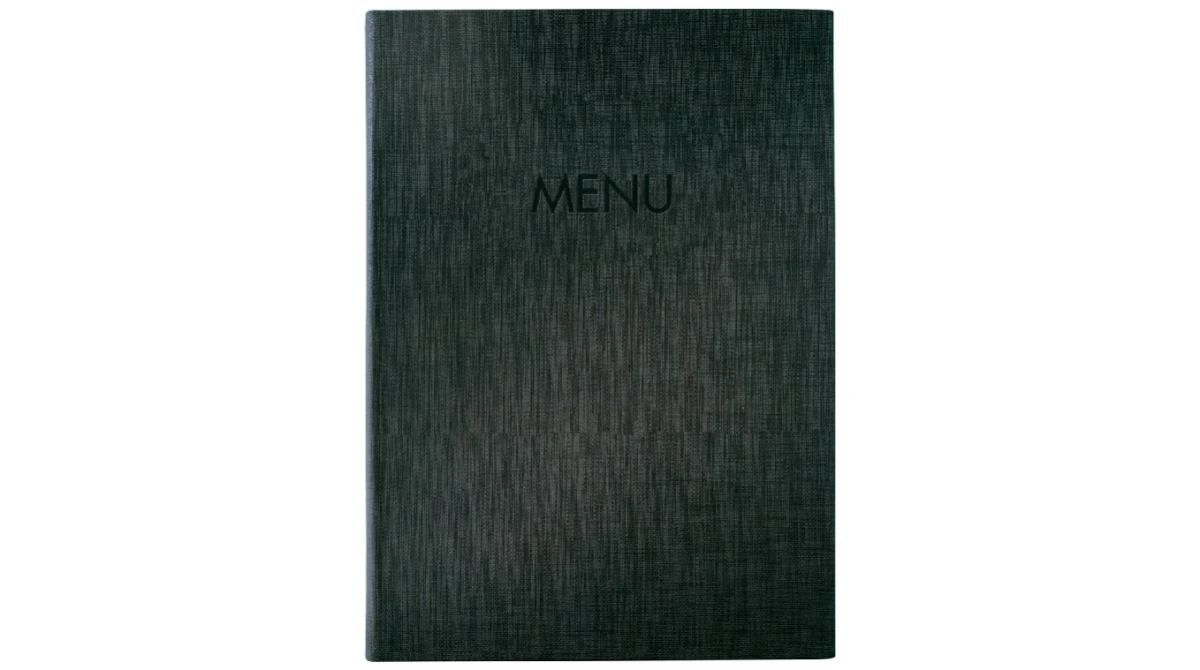 SIGEL Porte-menu - avec reliure élastique - pour 8 pages - avec reliure élastiqu