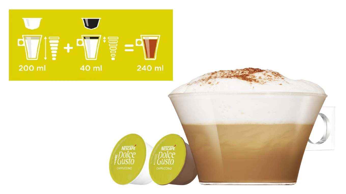 NESCAFÉ DOLCE GUSTO Capsules de café Cappuccino 16 pcs.