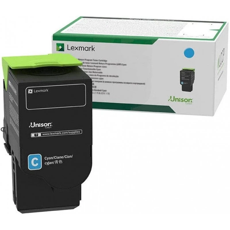 LEXMARK 78C10C0 return toner cartridge Cyan 78C20C0