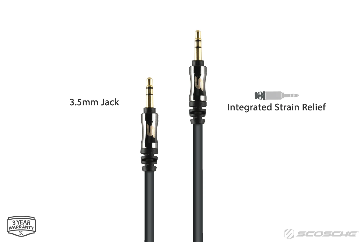 Scosche hookUP 3.5 mm Audiokabel 0.9 m